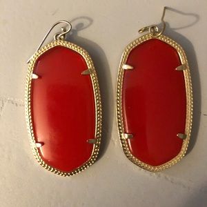 Kendra Scott BIG red earrings!